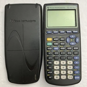 Texas Instruments TI-83 Plus Graphing Calculator - Black TESTED - Picture 1 of 5