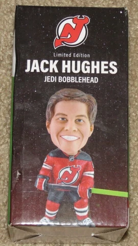 Jack Hughes New Jersey Devils Jedi Bobblehead - Stadium Giveaway SGA Cover