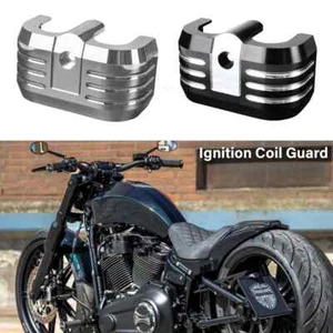 Aluminum Ignition Coil Guard For Softail Breakout Green Mirage Breakout 117 - Picture 1 of 6