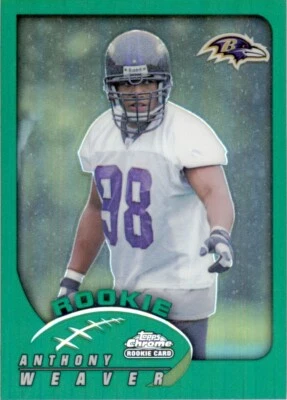 2002 Topps Chrome #219 Anthony Weaver RC - Image 1 of 2