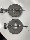 Antique Griswold New American/American 5 In. Stove Pipe Damper, set of 2
