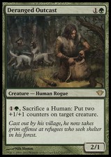 Magic the Gathering MTG Deranged Outcast (112) Dark Ascension   NM