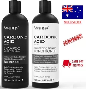 CARBONIC ACID SHAMPOO + CONDITIONER 473ml - Reduce Dandruff, Hair Growth+Health - Picture 1 of 7