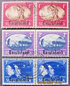 BASUTOLAND ~ S.G. 29 - 31 ~ 1946 VICTORY STAMPS OMNIBUS ~ VFU #04575 - Picture 1 of 1