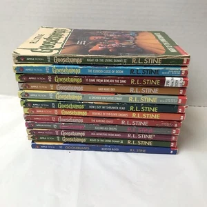 Lot Of 12 Goosebumps Books Vintage 90s - Picture 1 of 6