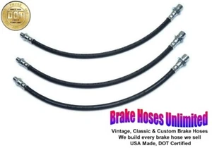 BRAKE HOSE SET Plymouth DeLuxe, Model PD, Rumble Seat Coupe, Sedan 1933 - Picture 1 of 2