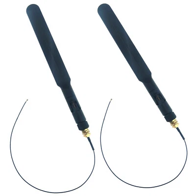 8dBi WiFi Bluetooth PC Wireless Network Antenna M.2 to RP-SMA Extension Cable - Image 1 of 4