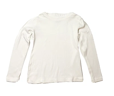 Cherokee Basic White Long Sleeve T-Shirt Girls Size XS - Image 1 of 3