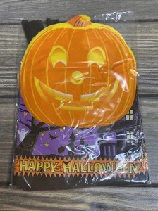 Halloween Gift Treat Bags Orange Pumpkin Spoiky Tree Package of 25 - Picture 1 of 2