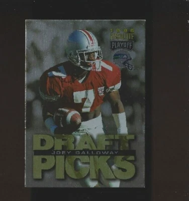 1995 Joey Galloway Absolute Playoff Draft Picks #187 RC Buckeyes Seahawks - Image 1 of 2