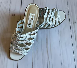 Sandalias blancas Ipanema talla 8 para mujer ~NUEVAS~ Sandalias de cuero Ipanema blancas - Imagen 1 de 4