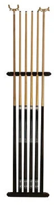 John West Billard Queue Set Wandhalterung + 4 Billardqueues + 2 Brückenqueues - Bild 1 von 4