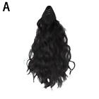 Long Thick Curly Wrap Around Clip In Ponytail Hair Fake Pony Extension Hai> O0W8