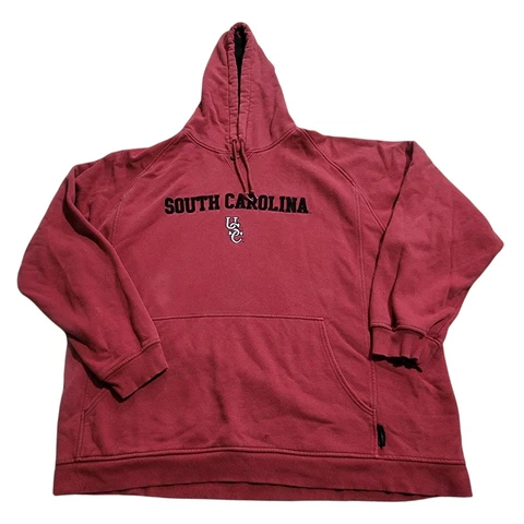 USC Trojans Nike Pullover Hoodie Sweatshirt Mens Size XXL Red Center Check Cover