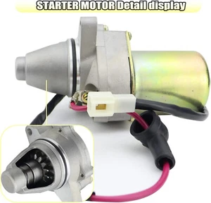 New ATV Starter Motor for Kawasaki KSF80 KKFX80 & Suzuki Lt800 Quadsport - Picture 1 of 6