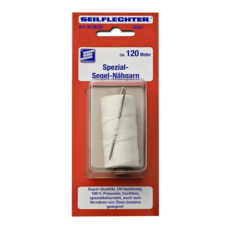 Fili da Vela UV Resistente Con Ago Filato Filo Segelreparatur Barca Corda 120 M - Bild 1 von 1