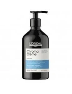 L'Oréal Chroma Creme Ash Blu Shampoo 500ml Tonalizzante per Capelli Castani - Foto 1 di 1