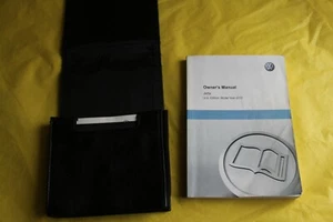 2012 VW JETTA SEDAN USA OWNERS MANUAL BOOKLET + LEATHER CASE - Picture 1 of 3