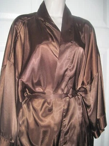 V-WEAR Para Mujer L/XL Vestido Marrón con Cinturón Largo a la Rodilla Grande a Extra Grande Talla Nueva - Imagen 1 de 12