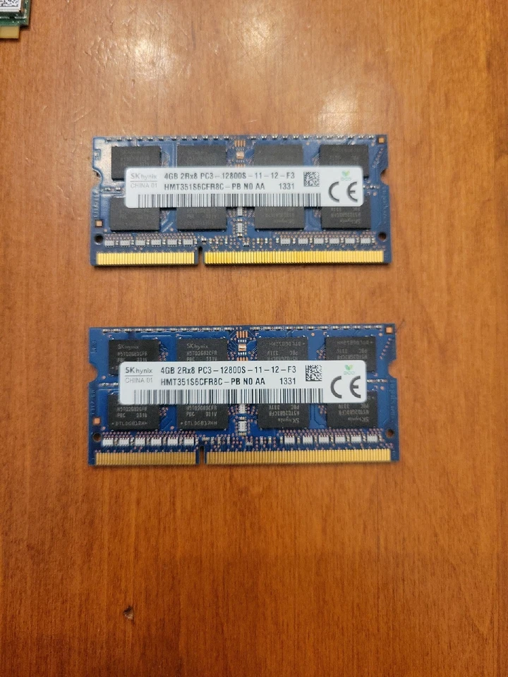Hynix | 4GB 2Rx8 PC3-10600S | Laptop Memory RAM | HMT351S6CFR8C-H9 | *Working* - Image 1 of 2