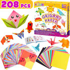 Pigipigi Origami/Folding Paper (54 patterns - 208 shts) Fun, Safe, Creative 3+yo