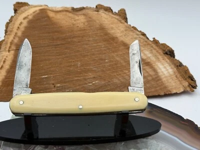 Antiguo cuchillo de pluma George Wostenholm XL Sheffield England 2 hojas--1140,25 Foto 1 de 4