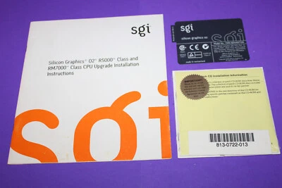 Silicon Graphics SGI O2 R5000 RM7000 Installation Guide - Image 1 of 4