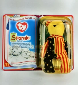 Ty Beanie Babies-Rare! Spangle The Bear - McDonalds - 1999 in original packaging - Picture 1 of 5