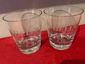 2x Bells Scotch Whisky Glasses. Spirit Drink Alcohol Mancave. barware glass - Picture 1 of 5