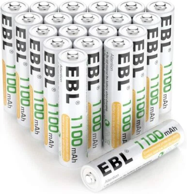 EBL 4-28x 1100mAh AAA Rechargeable Batteries 1.2V Ni-MH Triple A Battery LOT - Image 1 of 4