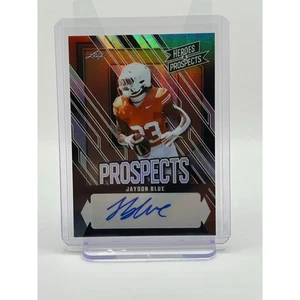 2024 Leaf Heroes & Prospects JAYDON BLUE Bronze Holo Auto/99 SP Dallas Cowboys - Picture 1 of 2