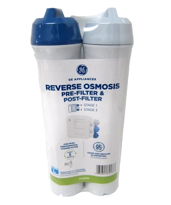 GE REVERSE OSMOSIS Pre-Filter Post-Filter 1 &3 Replacement Filter FQ18PN-SEALED! - Image 1 of 4