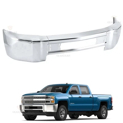 NEW Chrome - Front Bumper Face Bar for 2015-2019 Chevy Silverado 2500HD 3500 HD - Изображение 1 из 4