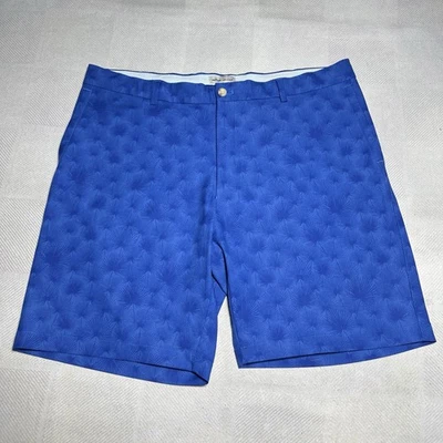 Pantalones Cortos de Golf Peter Millar Carrboro Fan Palm 9” Para Hombres 38 Rendimiento Informal Clásico Foto 1 de 4
