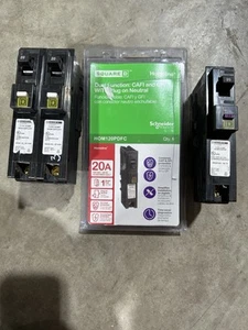 20 Amp Dual CAFI & GFI Breakers and AFCI Combination LOT - Picture 1 of 2