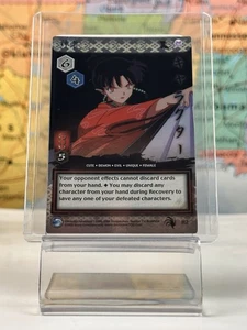 SHIPS SAME DAY Kagura (Hidden) H2 Holo Foil InuYasha TCG Trading Card Game - Picture 1 of 4