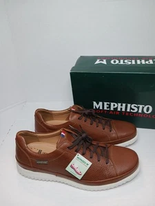 MEPHISTO "THOMAS" AIR JET HERREN BRAUN KIESEL LEDER SCHNÜRSCHUH GRÖSSE 11 $ 269 - Bild 1 von 12