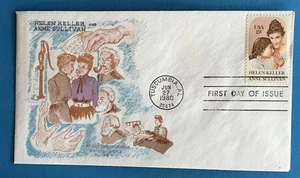 Doris Gold 1824 Helen Keller Anne Sullivan - Imagen 1 de 1