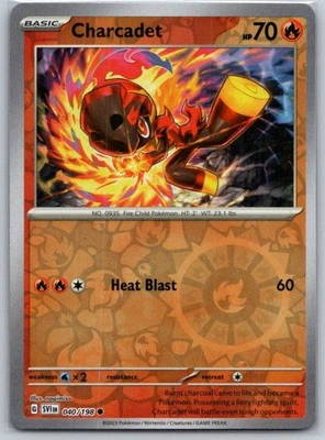 Charcadet - 040/198 Reverse Holo SV01: Scarlet & Violet Base Set NM - Image 1 of 2