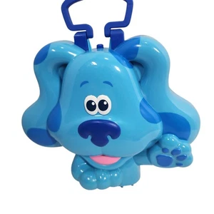 Blues Clues Kunststoff Tragetasche blau Hund Hand Spielzeug Aufbewahrung Halter - Bild 1 von 4