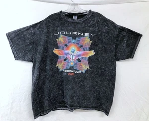 Herren T-Shirt Colortone Journey Freedom Tour 2023 schwarz Baumwolle Band Tee Gr. 2XL - Bild 1 von 5
