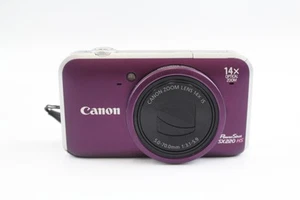 Canon Powershot SX220 HS Digital Compact Camera Working w/ Canon 14x IS Lens - Picture 1 of 6