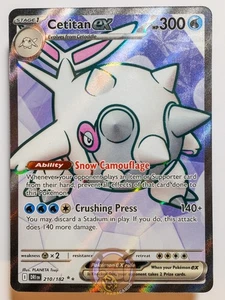 SV10: Destined Rivals - Cetitan ex 210/182 Ultra Rare Full Art Holo - NM - Picture 1 of 2