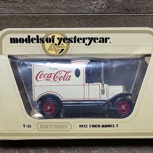 Matchbox Models of Yesteryear 1912 Ford Model T Coca Cola Delivery Truck Y-12  - Picture 1 of 13