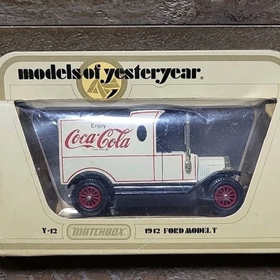 Matchbox Models of Yesteryear 1912 Ford Model T Coca Cola Delivery Truck Y-12  - Image 1 of 4