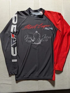 Stuart Cooper Films BJJ Brazilian Jiu Jitsu Grappling MMA Training Rash Guard LG - Bild 1 von 4