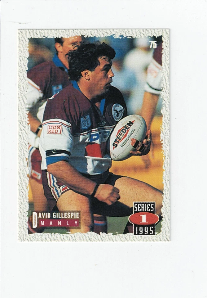 1995 Series 1 Rugby League David Gillespie #75 - image 1 of 1