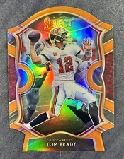 Tom Brady 2020 Select Concourse Orange Card Number 1