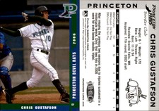 Chris Gustafson 2006 Grandstand Princeton Devil Rays #5 Card *AutographDen*