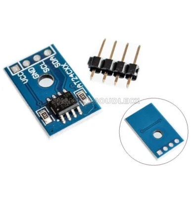 AT24C256 Serial EEPROM I2C Interfaccia EEPROM Modulo di archiviazione dati per Arduino - Immagine 1 di 3